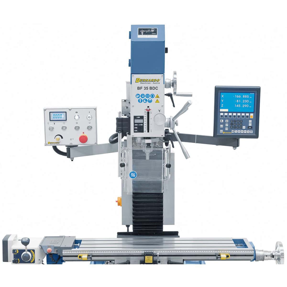 BF 35 BDC Drill and Milling Machine with 3-Axis Feed and Digital Display