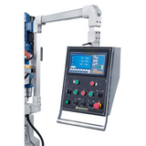 Universal milling machine UWF 90 + 3-axis position display ES-12 H + pneumatic clamping