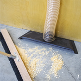 Spazzola da pavimento per raccolta polveri per tubo di 100 mm