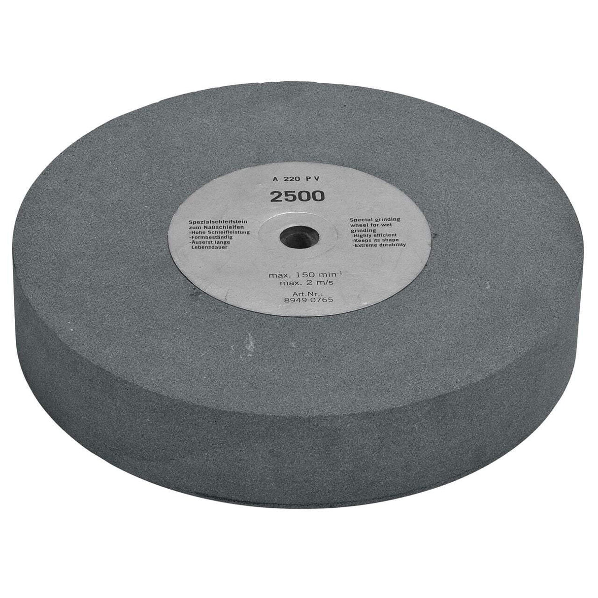 Normal corundum grinding wheel bore 250 x 50 x 12 mm - K220