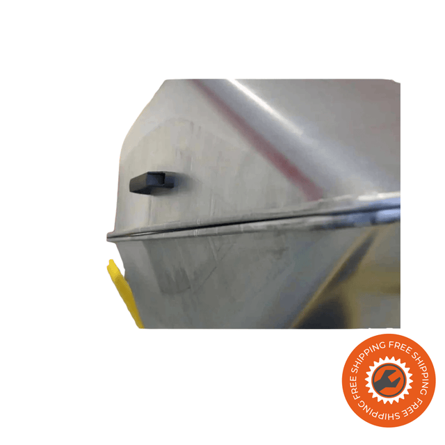 Bacino superiore Ravendo in acciaio Galfan® zincato a caldo con staffe, maniglia e bulloneria, capacità 110 litri, ideale per cariole da calcestruzzo.