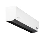 Barriera d’aria fredda AERIS C‑1P 230 V: dispositivo a flusso orizzontale, struttura compatta con griglia frontale, alimentazione elettrica a 230 V; progettato per creare un velo d’aria raffreddante davanti a porte o varchi, migliorando comfort e prevenendo l’ingresso di aria calda.