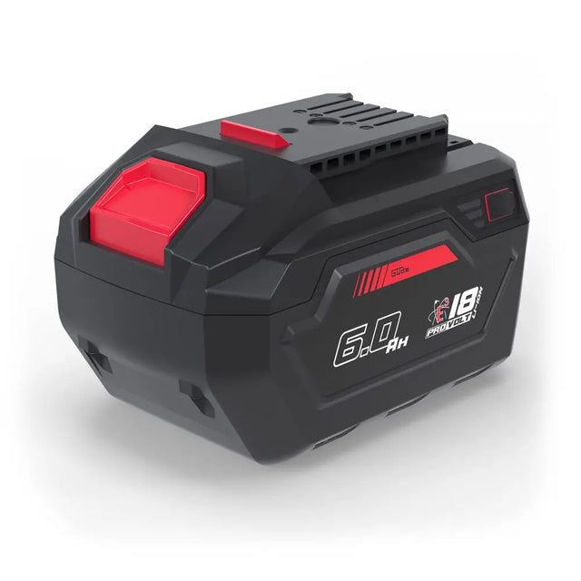 Batteria Guede ProVolt APPV 18-60 da 18V / 6.0Ah Li-Ion, compatibile con utensili e caricabatterie del sistema 18V E³ e ProVolt.