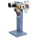 Levigatrice a nastro Bernardo BS 100 x 1220 S-2 con due velocità, nastro 100 x 1220 mm e struttura robusta con basamento incluso.