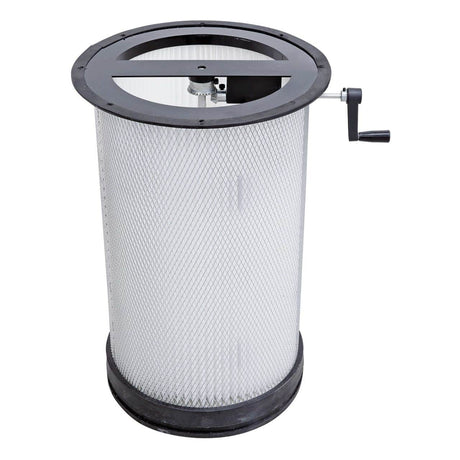 Cartuccia filtro Bernardo FP 8 per RLA 2000, realizzata in tessuto tecnico filtrante ad alta efficienza per polveri fini, resistente, lavabile e facile da installare.