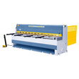 Cesoia a ghigliottina Bernardo MTR 1560 x 5 mm NCC con supporto pneumatico lamiera, backgauge NC e controllo Fuji touch screen.