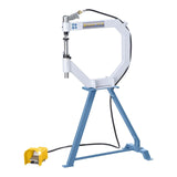 Martello pneumatico Bernardo PGH 500 con pedale, punzoni e martello lucidante, ideale per carrozzerie e restauro auto d’epoca.