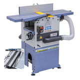 Pialla filo e spessore Bernardo PT 305 DS con albero a spirale TCT, compatta e silenziosa, ideale per falegnameria e laboratorio.