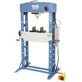 Pressa pneumatica Bernardo PWK 50 F con verricello e pedale standard, robusta e potente per officine e reparti industriali.