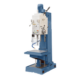 Trapano a colonna fissa Bernardo KBM 25 con motore da 2,2 kW, tavola in ghisa e capacità di foratura fino a 25 mm.