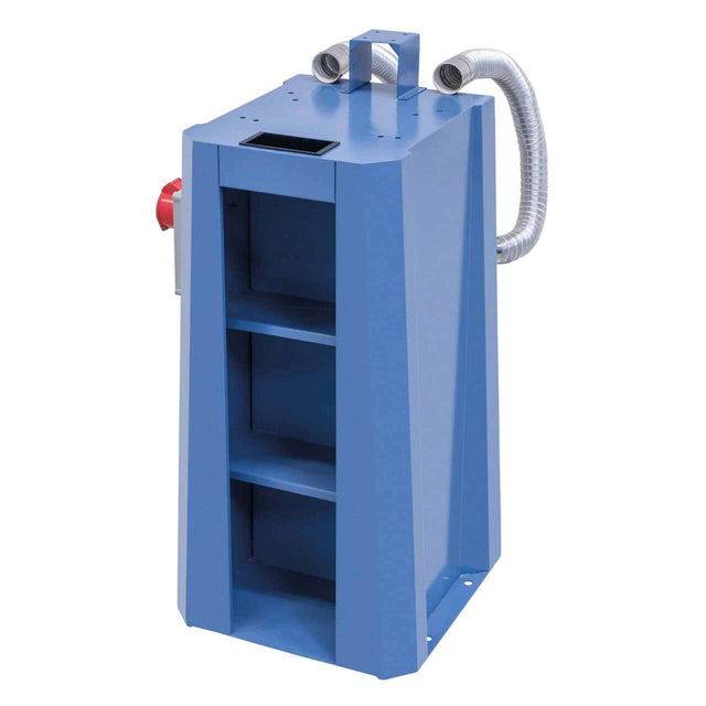 Basamento Bernardo UGA 1 con aspirazione integrata da 190,8 m³/h, avviamento automatico e cassetto estraibile.