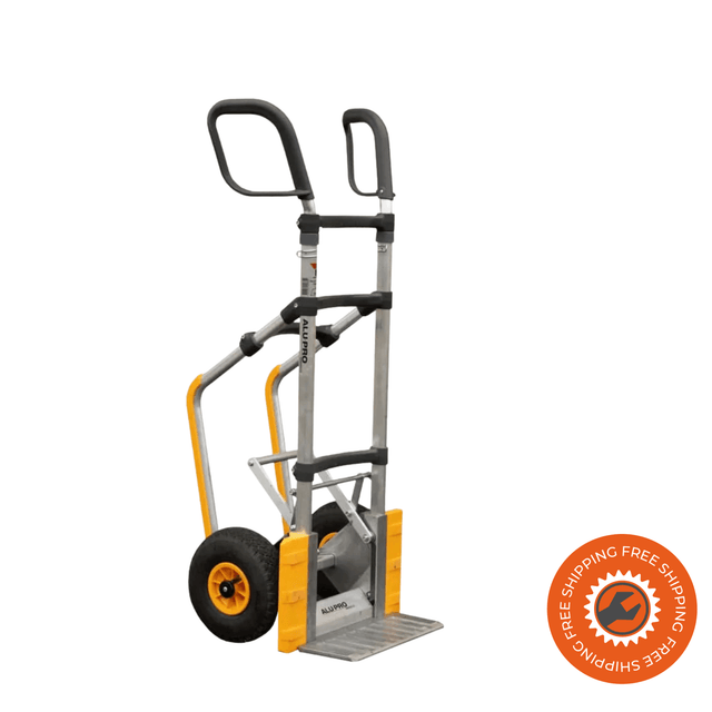 Carrello Ravendo Alu-Pro 2500 CLS S SR TIP in alluminio con ruote pneumatiche e piastra da 220×335 mm, portata 250 kg.