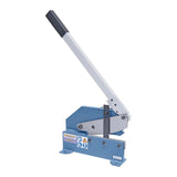 Bernardo Cesoia a leva HSG 8 con capacità di taglio lamiera fino a 5 mm, foro passante per tondi e pressore regolabile.