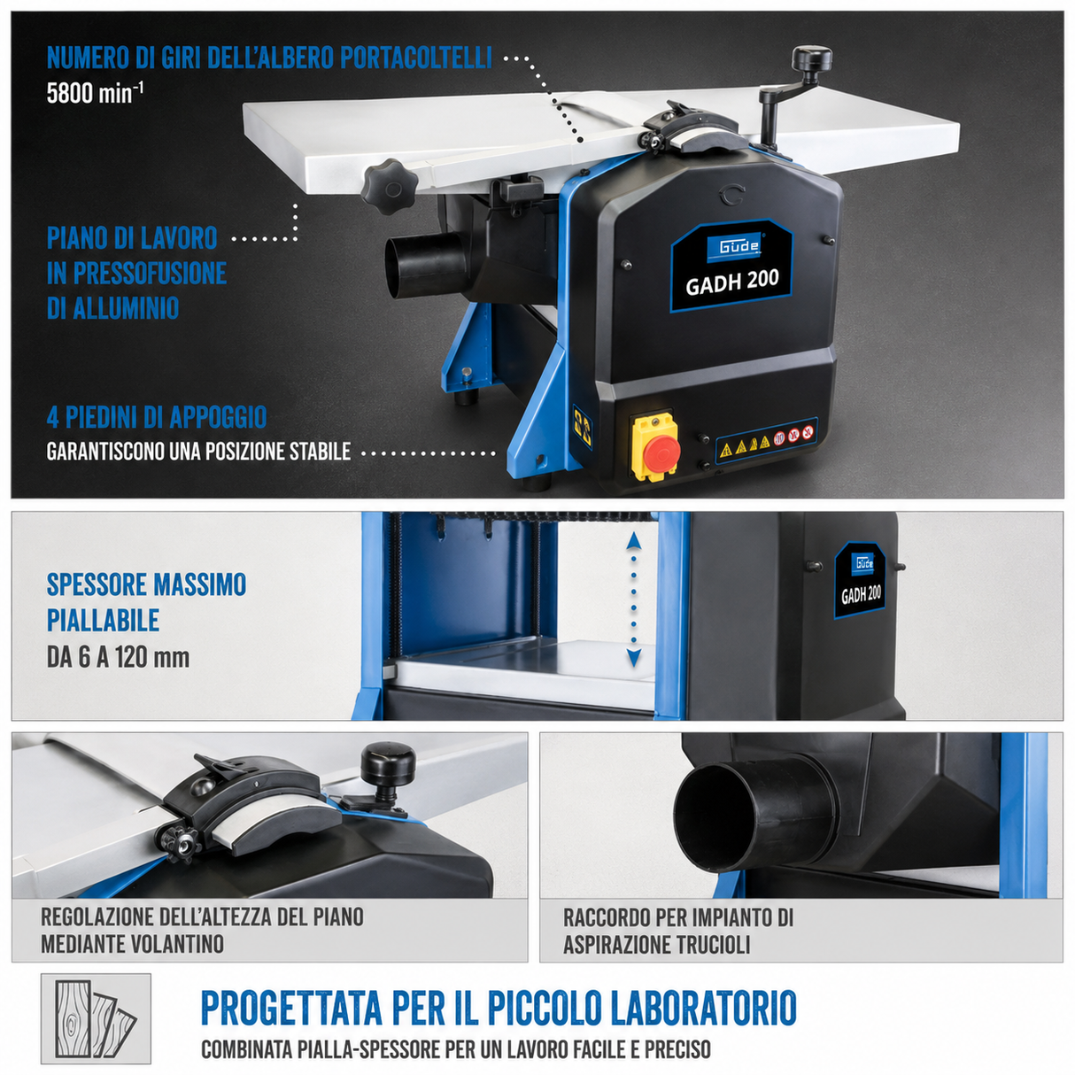 Sega a nastro per legno Guede 125 V