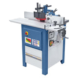 La T 500 è una fresatrice verticale compatta progettata per hobbisti e professionisti, dotata di un robusto corpo in ghisa e una guida regolabile con attacco per aspirazione integrato.