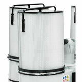 Impianto di aspirazione con cartucce per polveri sottili D