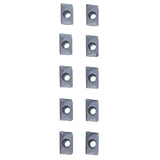 Double-edged inserts for flat and angle cutters (10 pieces)