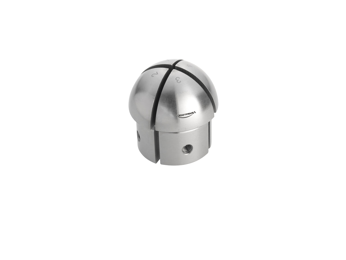 Inserto per ganasce Record Power VersaLock Zero Dome, ideale per il bloccaggio sicuro di pezzi piccoli e fragili con massimo accesso utensile.