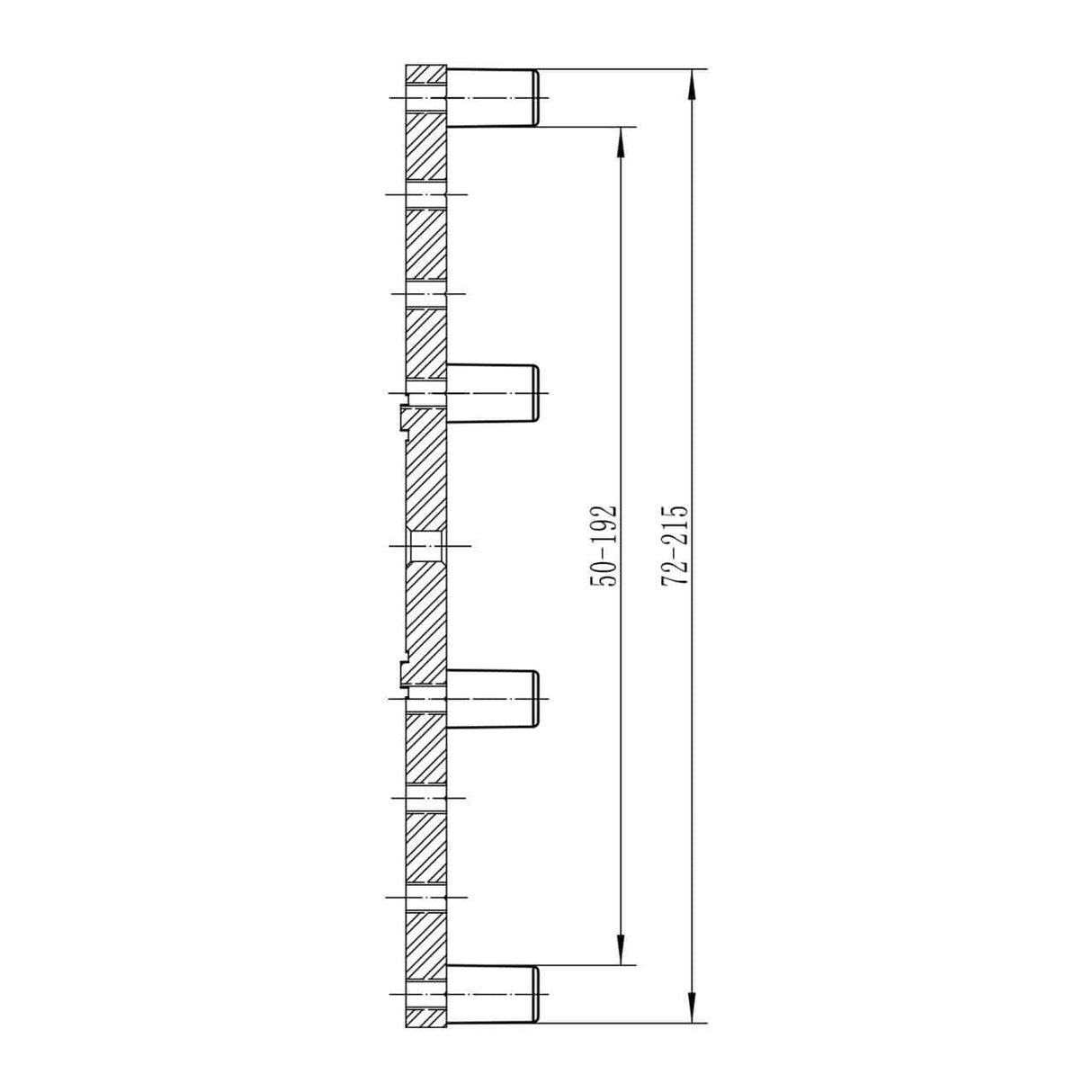 Premium self-centering kit 115 mm