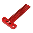Riga a T IGM Marking T-Rule in duralumin con fori di marcatura ogni 1 mm e scala graduata, versione 160 e 260 mm