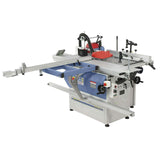 Vista completa della CWM 260 F: struttura compatta, tavolo scorrevole in alluminio e configurazione multifunzione perfetta per piccoli laboratori con elevate esigenze.