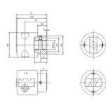 Westcott spindle for LBM 150 P