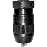 Mandrino autoserrante professionale con attacco B16 e campo di serraggio 1–13 mm, ideale per trapani a colonna e applicazioni di precisione.