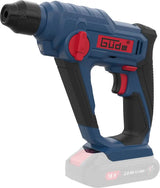 Martello perforatore Guede BH 18-0 18V con attacco SDS Plus, 1,2 Joule di energia d’impatto e luce LED integrata, ideale per foratura su calcestruzzo, legno e metallo.