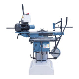 La LBM 350 T è dotata di testa di foratura inclinabile ±60°, ideale per lavorazioni complesse su elementi inclinati come scale e finestre. Include estensioni tavola, guida inclinabile e struttura professionale in acciaio.