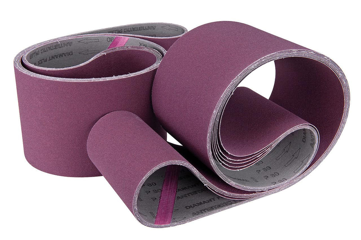 Fabric sanding belt 685 x 50 mm - K 100 (10 pieces) 