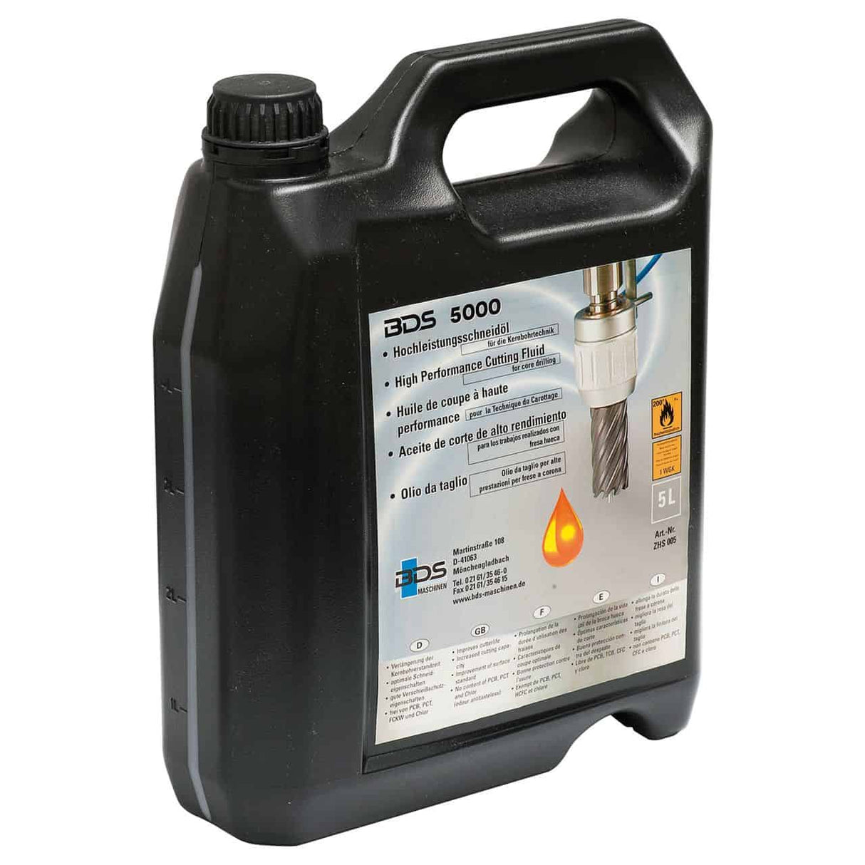 High-performance cutting oil BDS 5000 / 5 L