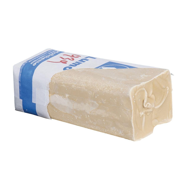 Barra di pasta lucidante Lumo 939 marrone chiaro, ideale per la finitura e lucidatura brillante di materiali plastici.
