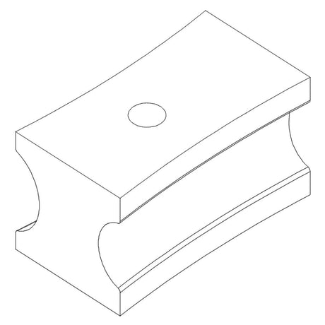 Pattino di scorrimento installato su BM 60 A per la piegatura di tubi da 42,25 mm con scorrimento fluido e preciso.