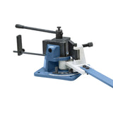 Bernardo Piegatrice angolare WB 70 S per acciaio, rame e alluminio, con accessori inclusi per piegature a freddo e a caldo.