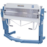 Piegatrice Bernardo TB 1270 Flex con lame segmentate superiori, inferiori e di piegatura, perfetta per scatole e profili complessi fino a 1270 mm.