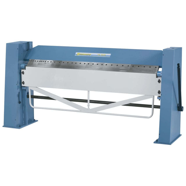 Piegatrice Bernardo TB 2020 con lama superiore segmentata e segmenti rimovibili, ideale per profili complessi e lavorazioni universali.