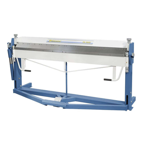 Piegatrice Bernardo TB 2060 con lama superiore segmentata, cilindro ausiliario e segmenti intercambiabili per piegature universali fino a 2065 mm.