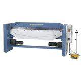 Piegatrice Bernardo TBM 2520 con lama segmentata e comando motorizzato, ideale per piegature precise e professionali fino a 2520 mm.