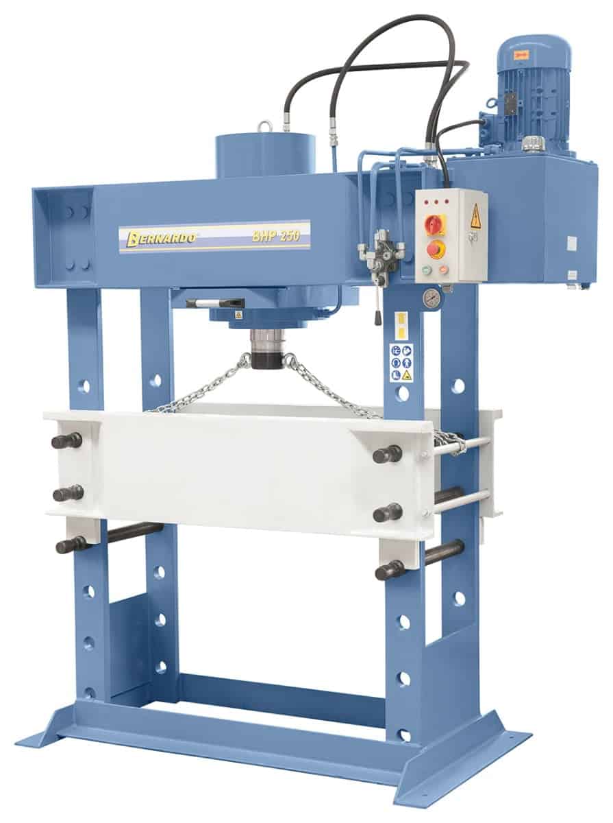 BHP 250 Industrial Hydraulic Press with Sliding Cylinder