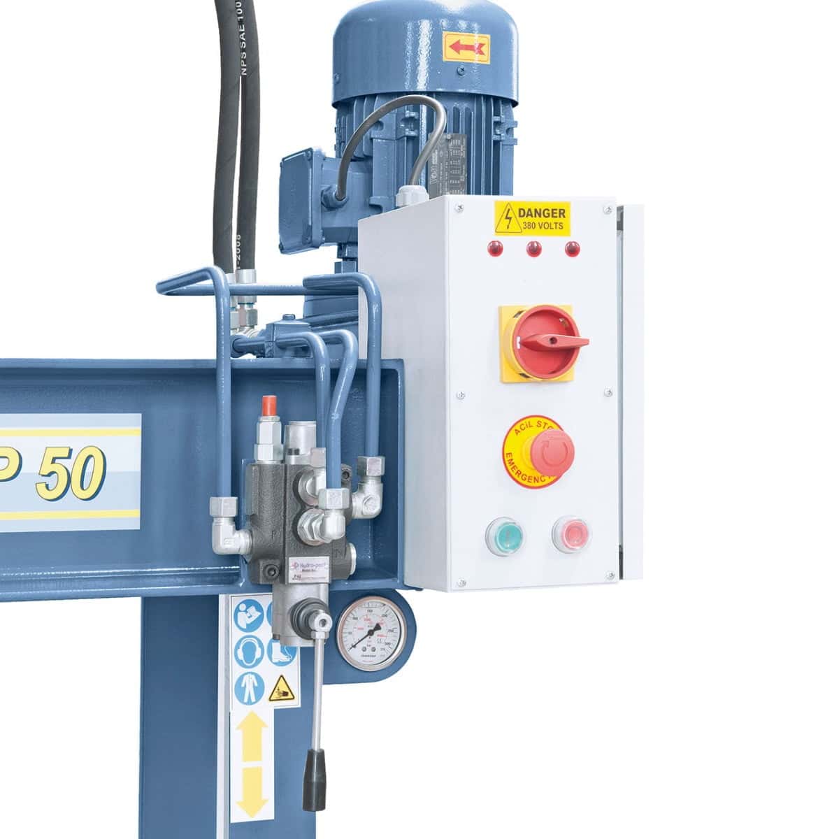 BHP 50 Hydraulic Industrial Press with Sliding Cylinder