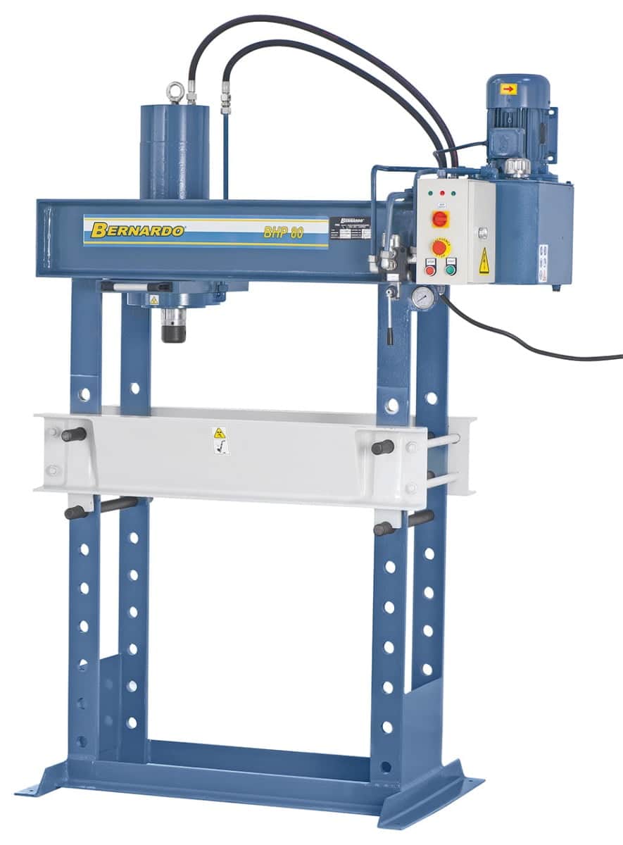 BHP 80 Industrial Hydraulic Press with Sliding Cylinder