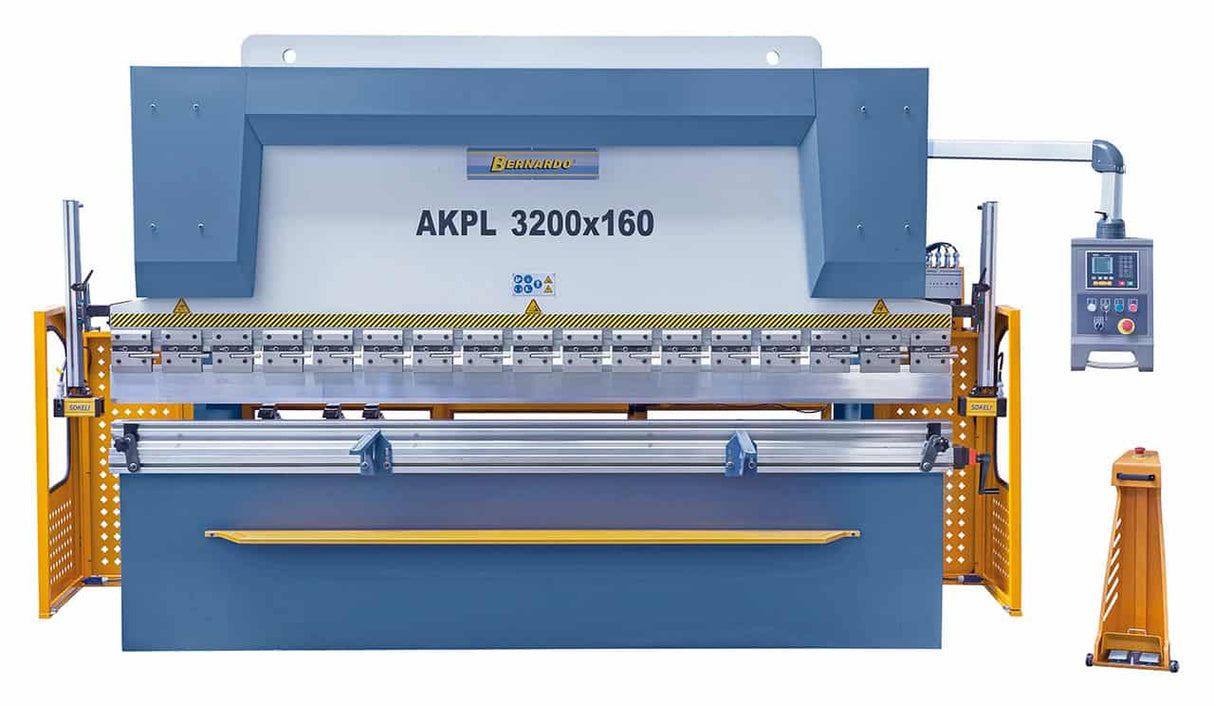 AKPL 4000 x 125 hydraulic press brake with table crowning system