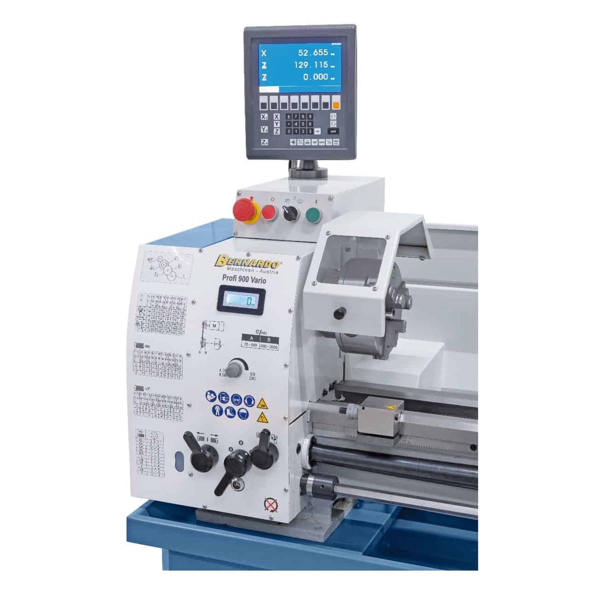 Profi 900 Vario Lathe - 400 V incl. 2-axis digital display