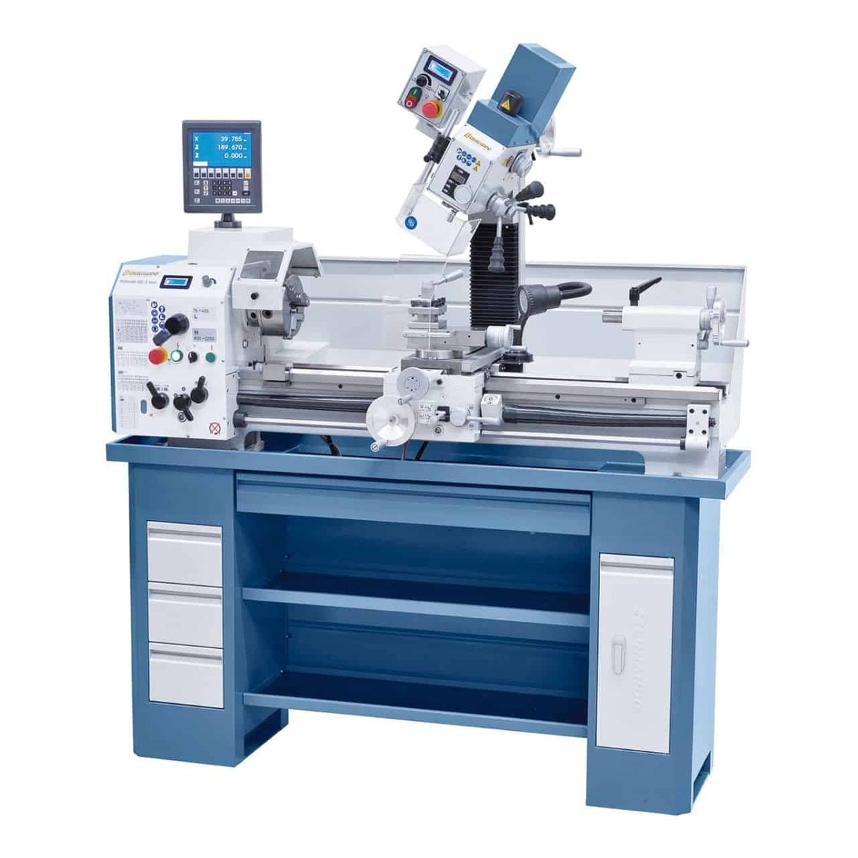 Proficenter 880 G Vario Lathe - 230 V incl. 2-axis digital readout