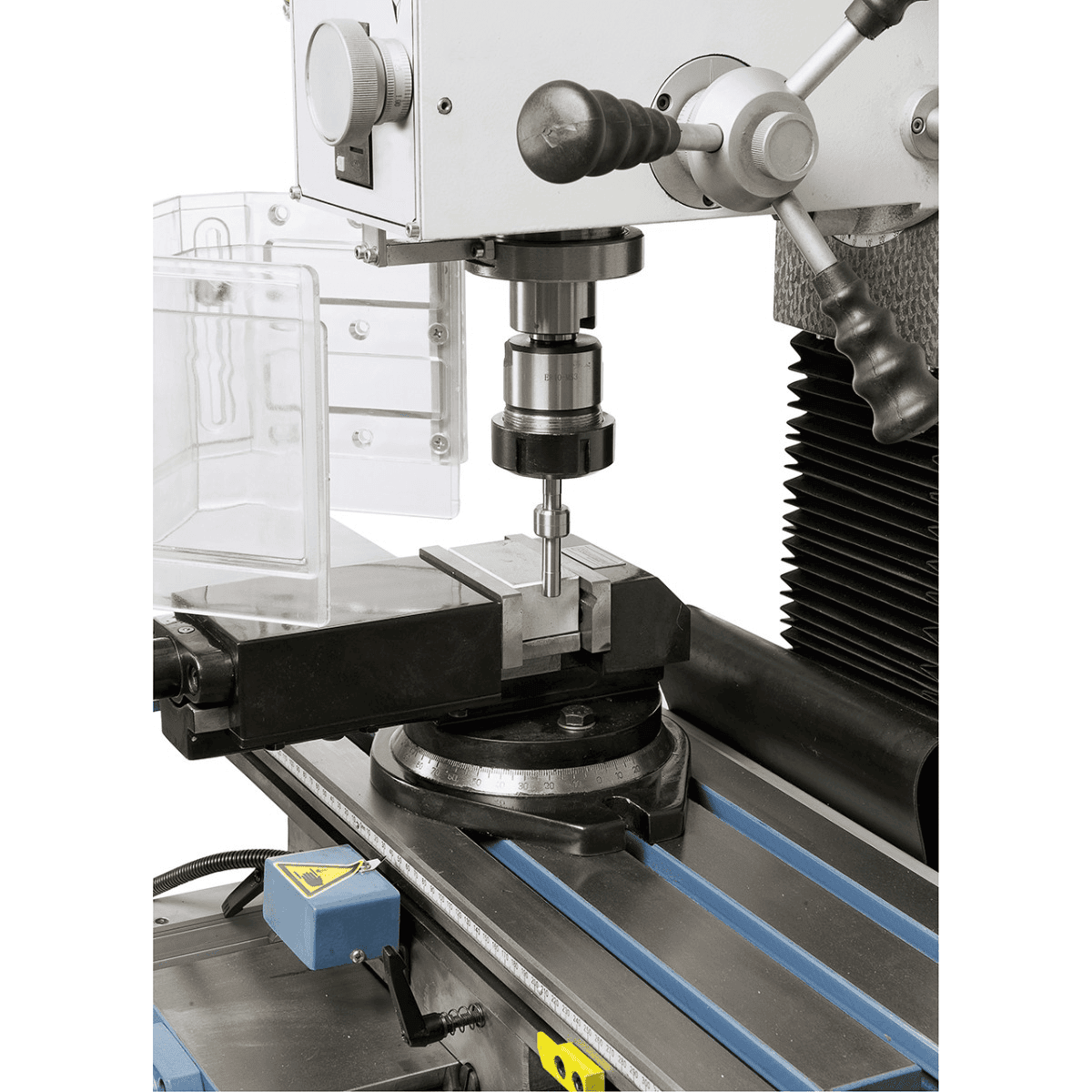 Drill and milling machine BF 30 N Super with feed and 3-axis display ES-12 V