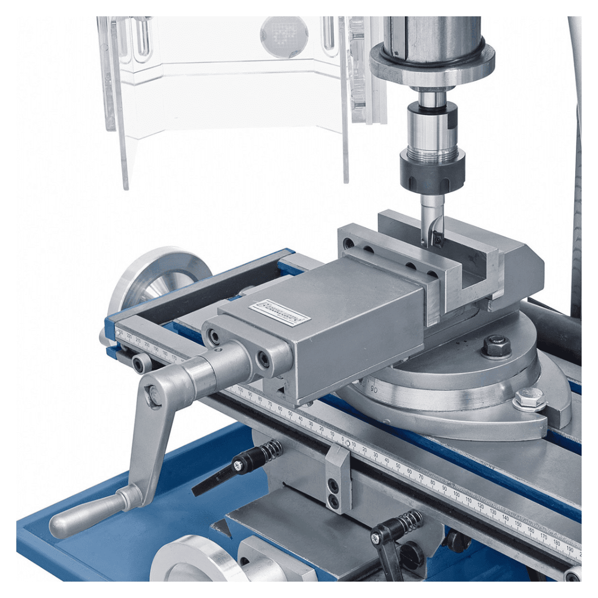 KF 18 Top drilling and milling machine incl. 3-axis digital display 