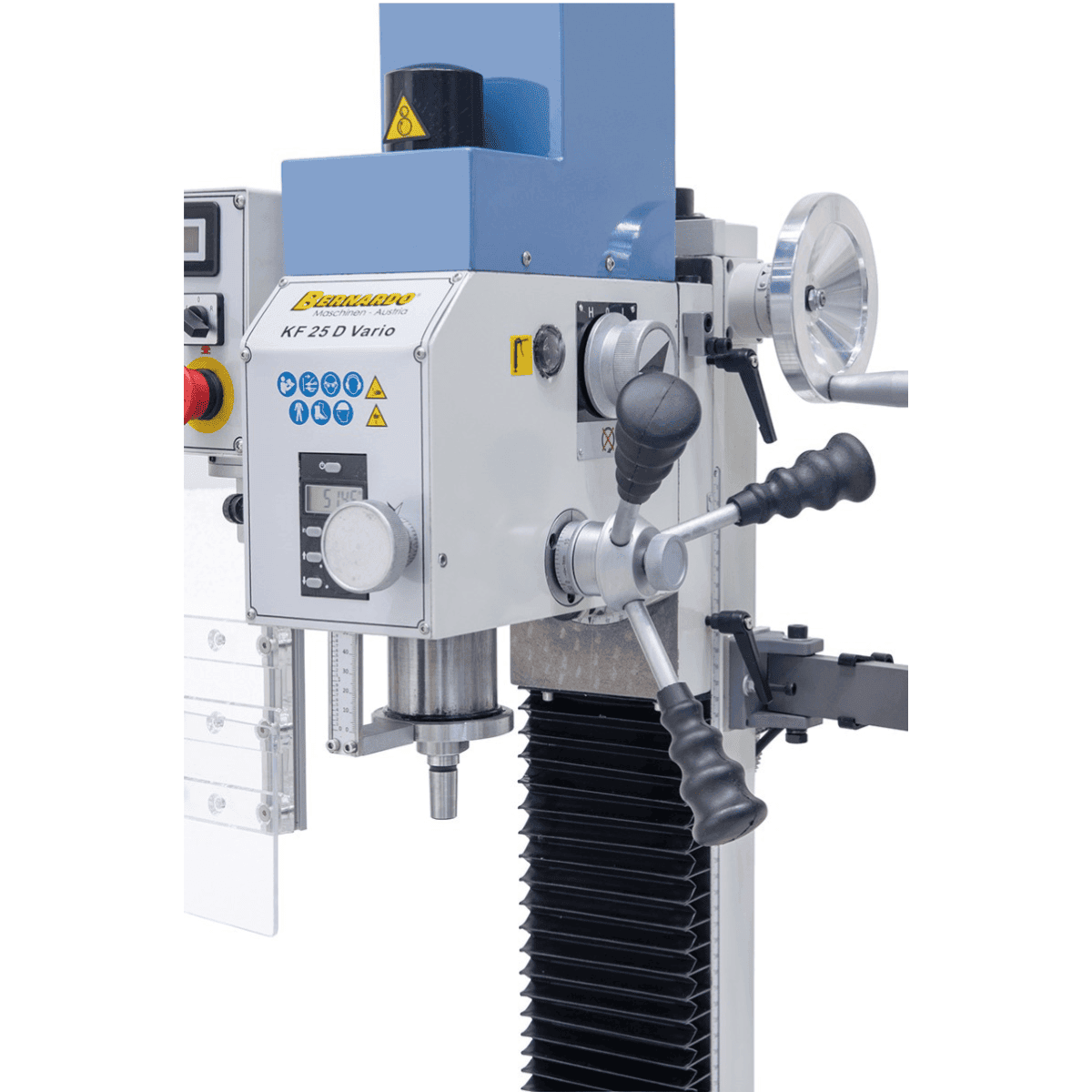 KF 25 D Vario drilling and milling machine with 3-axis digital display