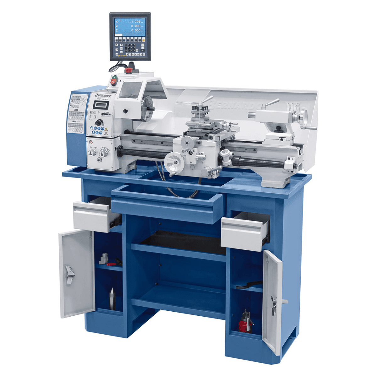 Profi 550 WQV Lathe - 230 V - incl. 2-axis digital display
