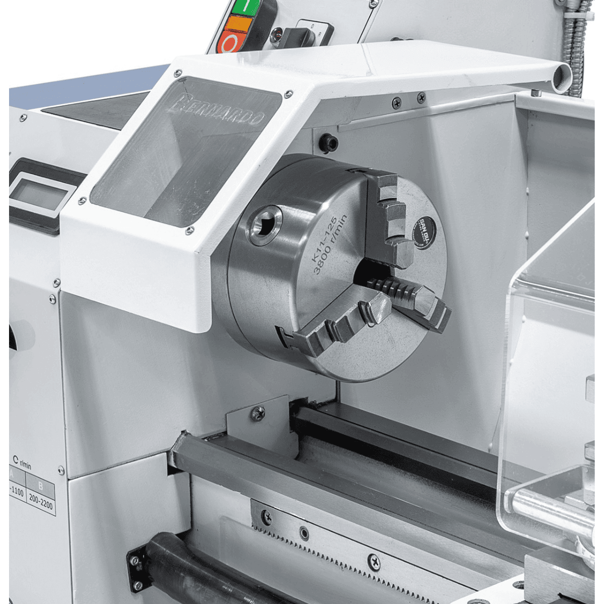 Profi 450 S Vario lathe / 230 V with 2-axis position indicator ES-12V