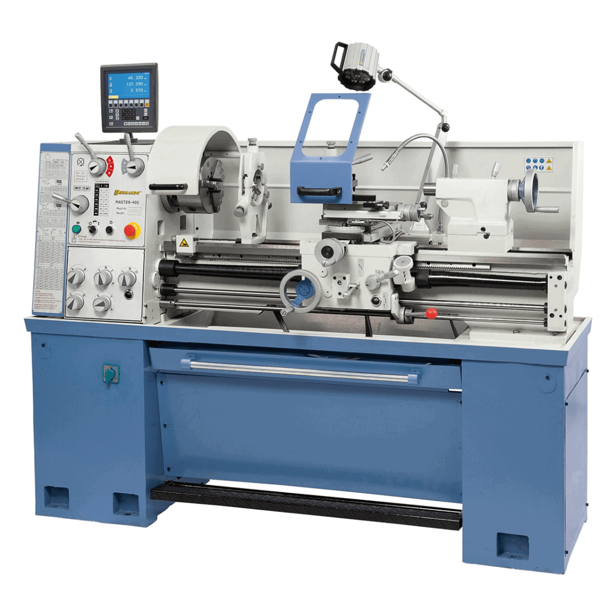 Master 400 Universal Lathe with Display, Including 3-Axis Digital Display 